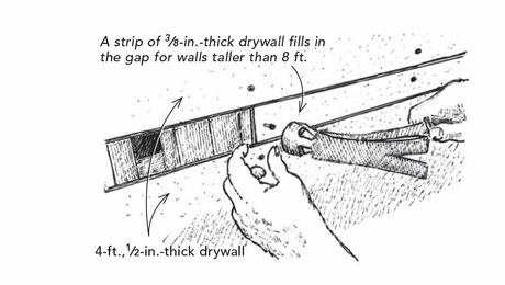 Quick Fix for Tall Walls